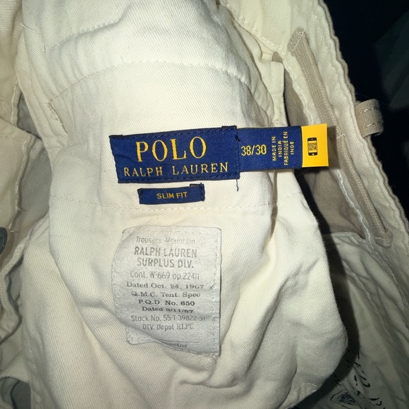 Polo by Ralph Lauren Tan Cargo Pants - Picture 4 of 4